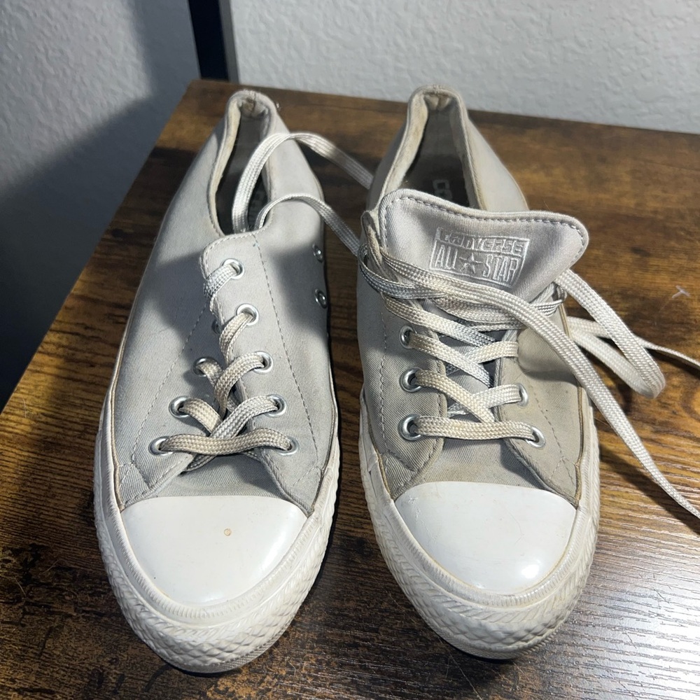 Grey and White Converse AllStar